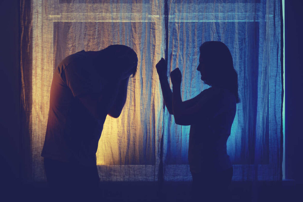 husband facing false violence accusation