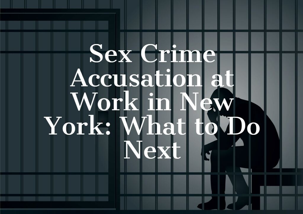 Figure in a jail cell, representing the serious implications of a sex crime accusation in a workplace setting.